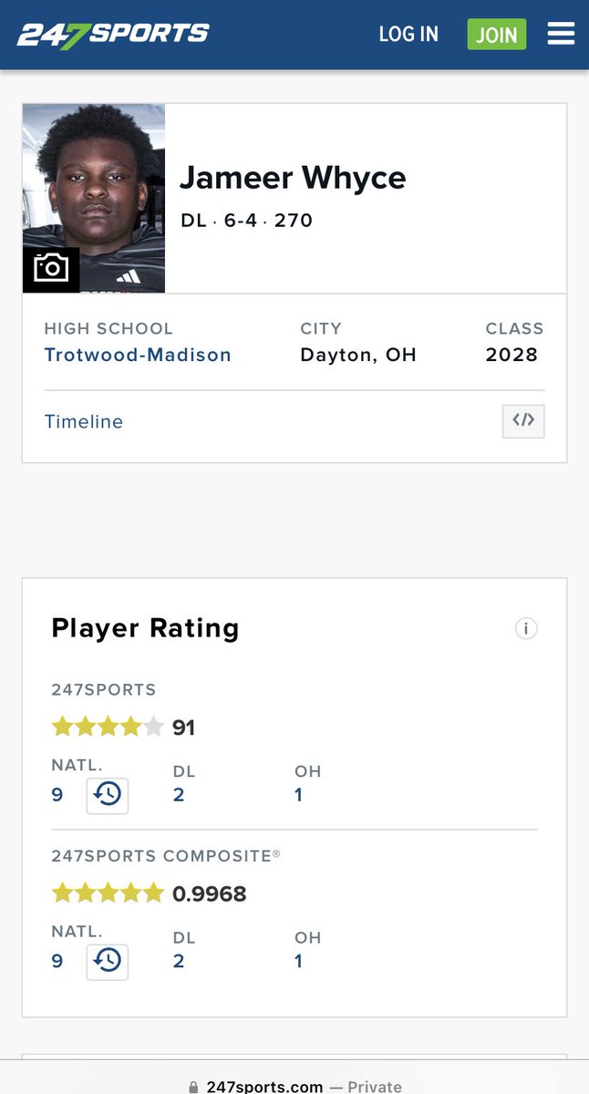 Blessed To Be A 5⭐️ 
#1 DT IN 🌎 #1 Player In Ohio #9th Nationally!! <a href="/AllenTrieu/">Allen Trieu</a> <a href="/247Sports/">247Sports</a> 
 <a href="/GregBiggins/">Greg Biggins</a> <a href="/BrandonHuffman/">Brandon Huffman</a> <a href="/TomLoy247/">Tom Loy</a> <a href="/ChadSimmons_/">ChadSimmons</a>  <a href="/adamgorney/">Adam Gorney</a> <a href="/TheUCReport/">Billy Tucker</a> <a href="/jamarcuswhyce_/">Jamarcus ‘FATT’ Whyce</a> <a href="/Kivy9292/">Kerry Ivy</a> <a href="/CoachTreWB/">Tre' Williams-Brown</a> <a href="/SWiltfong_/">Steve Wiltfong</a> @RivalsFriedman <a href="/ChadSimmons_/">ChadSimmons</a> <a href="/DemetricDWarren/">Demetric D. Warren</a>