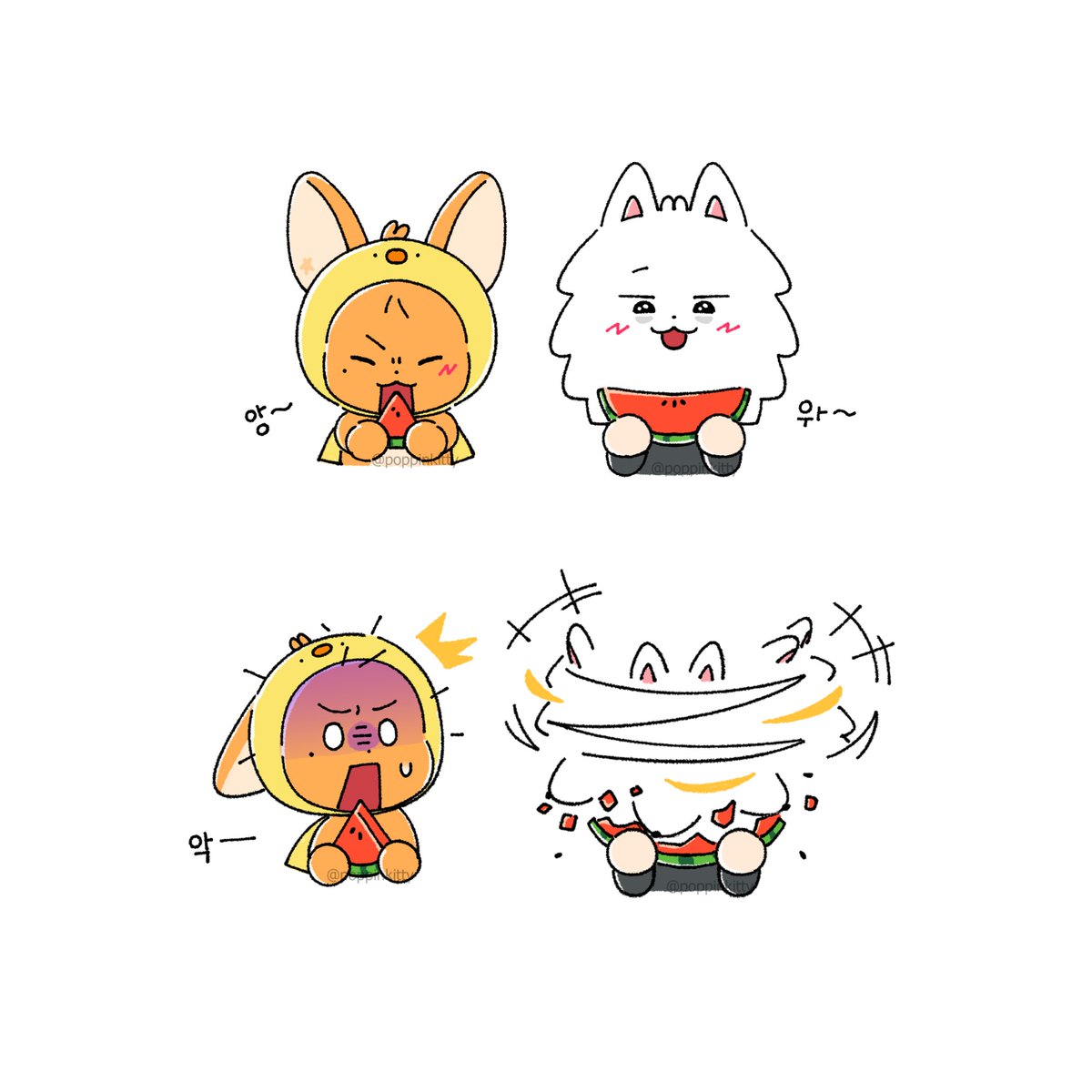 poppinkitty's tweet photo. 🦊🐰‼️
🍉🍉 https://t.co/JFVUuDBt9O