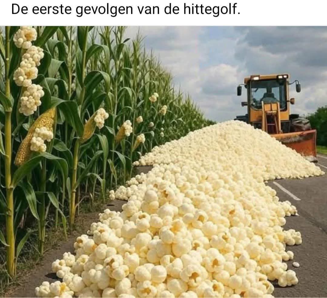 Gelukkig is het inmiddels weer afgekoeld.