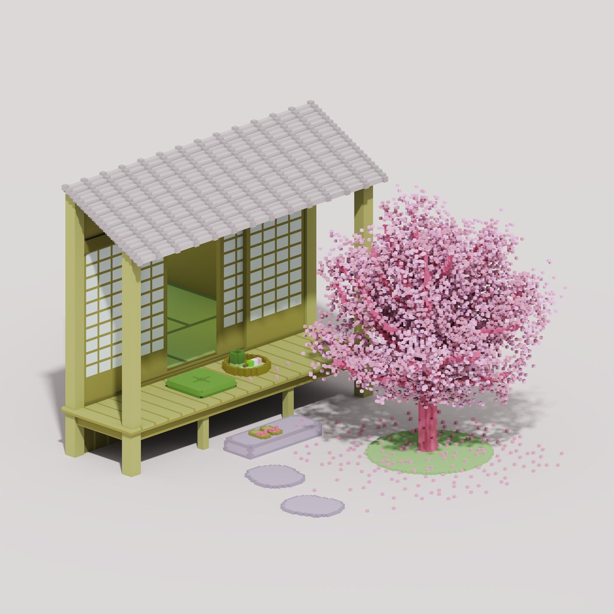 makiba_voxel's tweet image. #お盆休みはフォロワーさんが増えるらしい
#voxel #voxelart #magicavoxel #ボクセル