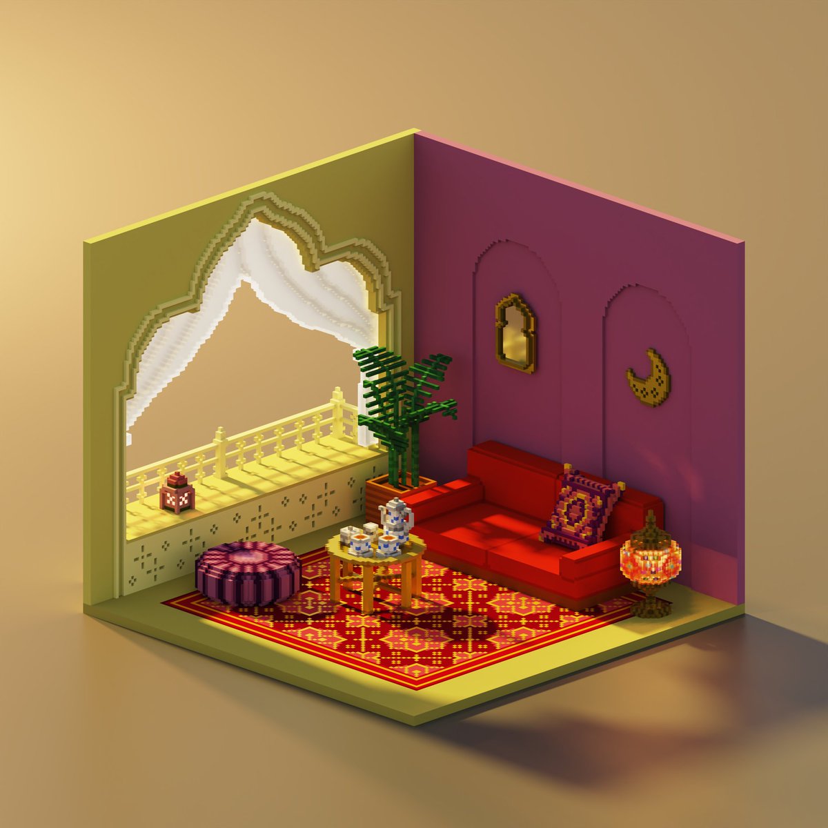 makiba_voxel's tweet image. #お盆休みはフォロワーさんが増えるらしい
#voxel #voxelart #magicavoxel #ボクセル