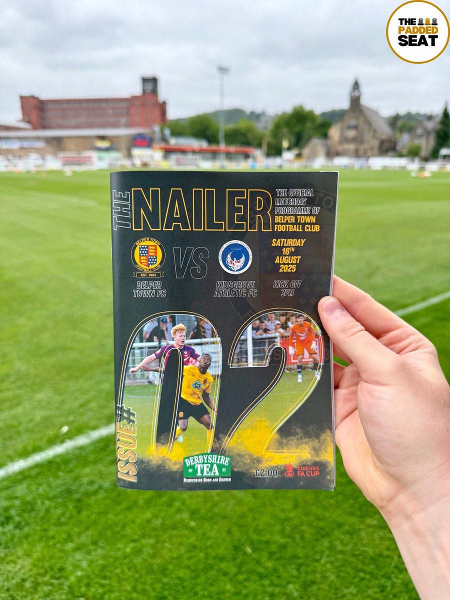 Belper Town FC for some FA Cup hospitality today 👀