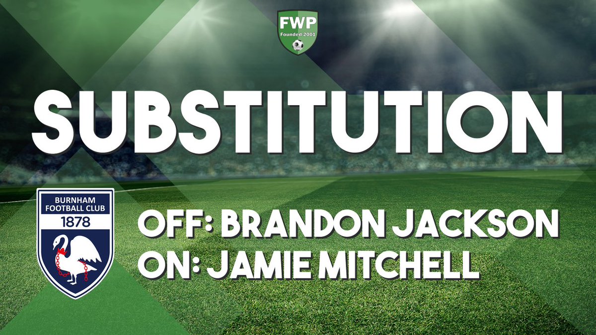 SUB: Jamie Mitchell replaced Brandon Jackson (74')