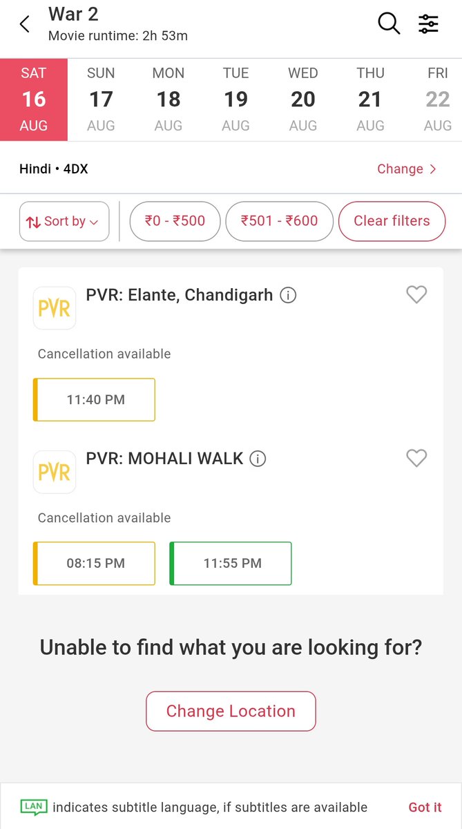 War2 bookings chandigarh 🔥👌🏻💥
#War2
#ThankYouAyanMukerji