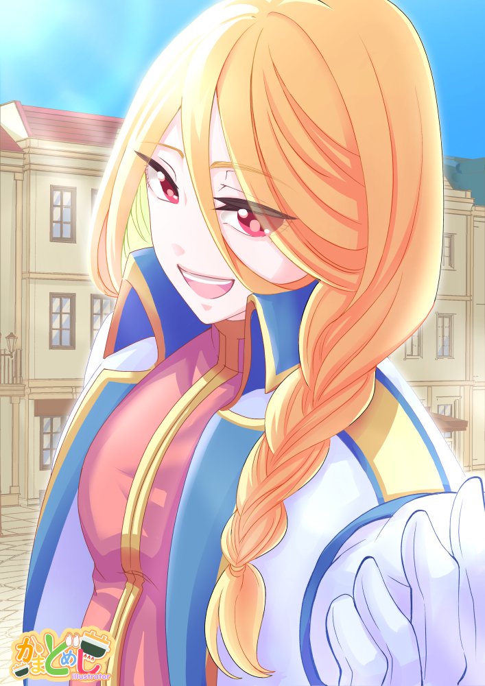 一緒にお茶でもいかがですか？(2025.8)

オリキャラでずっといる軍の指揮官役職の貴族麗人。
こんな中性的な男性はどうですか？

#illustration  #オリジナルイラスト ＃長髪男子 #イラスト依頼受付中　#デジタルアート