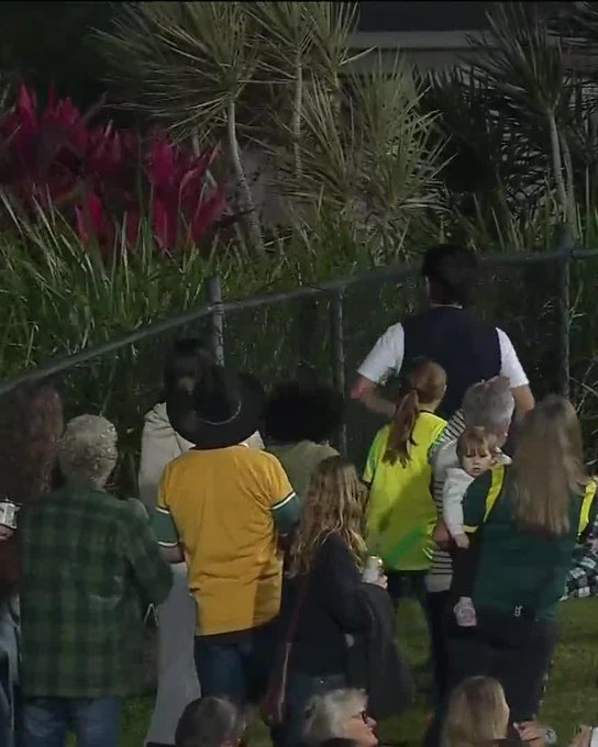 Spare a thought for this guy who tried to take a catch in the crowd and went BANG into the fence!