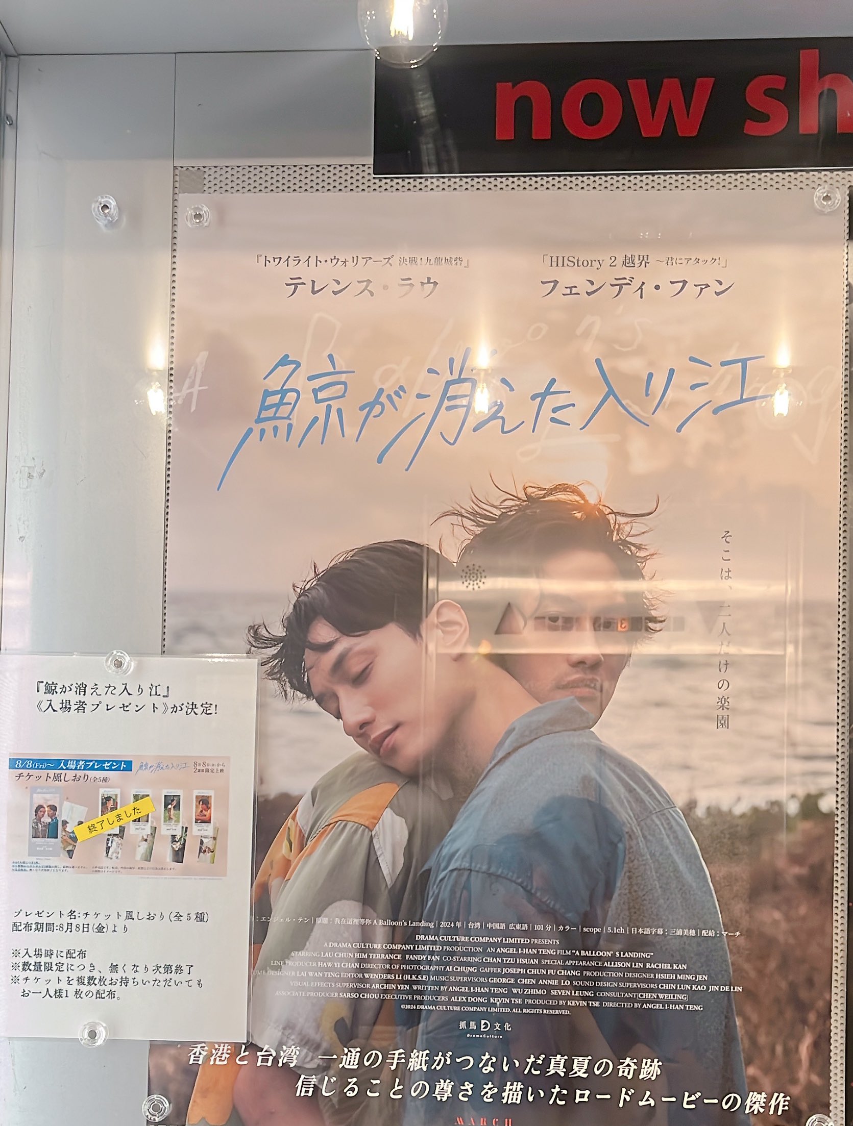 1枚 ゲーム・おもちゃ・グッズ 映画「鯨が消えた入り江」入場特典1種+