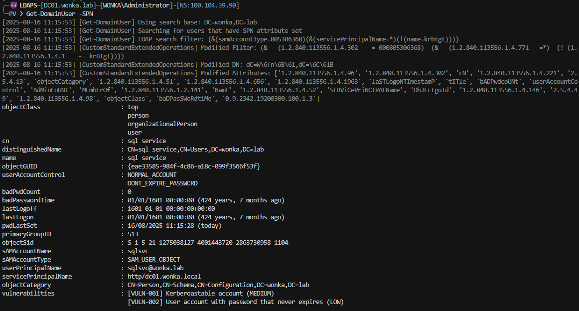 Aniq (@aniqfakhrul) on Twitter photo Powerview 2025.1.5:
Added --obfuscate flag to obfuscate ldap filters and base DN. This is heavily inspired by github.com/Macmod/ldapx obfuscation logic by <a href="/MacmodSec/">Artur Marzano</a>
Credits to the original research "MaLDAPtive" by <a href="/sabi_elezi/">Sabi</a> and <a href="/danielhbohannon/">Daniel Bohannon</a> Powerview 2025.1.5:
Added --obfuscate flag to obfuscate ldap filters and base DN. This is heavily inspired by github.com/Macmod/ldapx obfuscation logic by <a href="/MacmodSec/">Artur Marzano</a>
Credits to the original research "MaLDAPtive" by <a href="/sabi_elezi/">Sabi</a> and <a href="/danielhbohannon/">Daniel Bohannon</a>