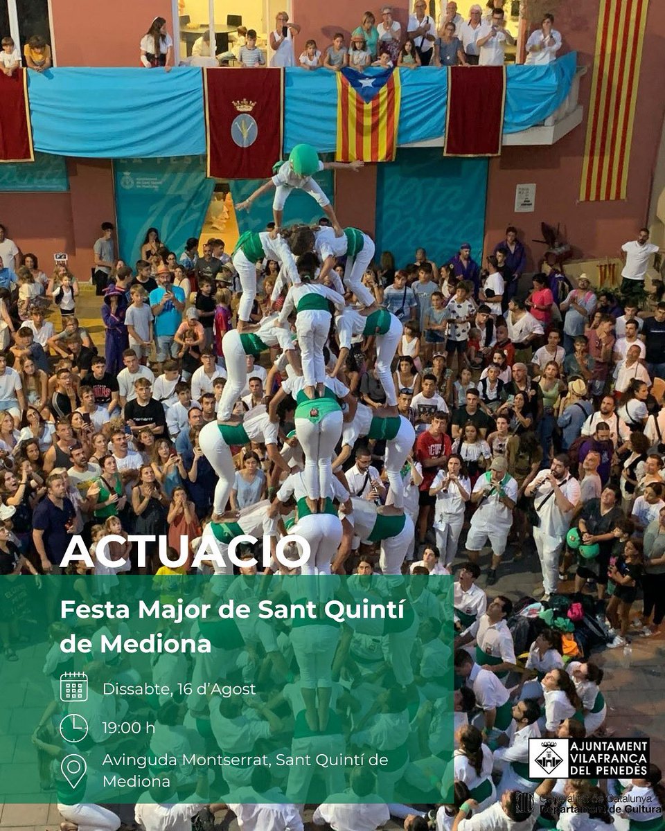 FalconsVFP's tweet photo. Avui és un dia marcat en vermell al calendari, actuem a la nostra segona casa com és Sant Quintí de Mediona.

Us hi esperem a tots.
#falconscat #vilafranca https://t.co/hSVVbAoOeg