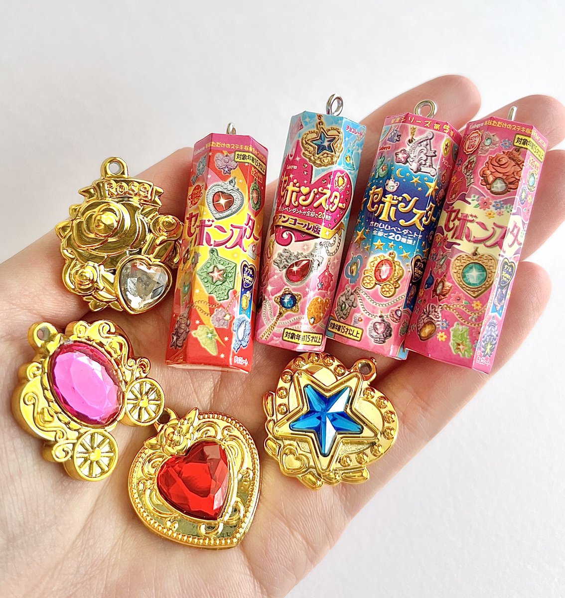 バラ可 セボンスター 2015年 第一弾 メッキ 30個 ペンダント 食玩 セボンスター ミニチュアマスコットvol.7 8月発売の第7弾からキラキラ