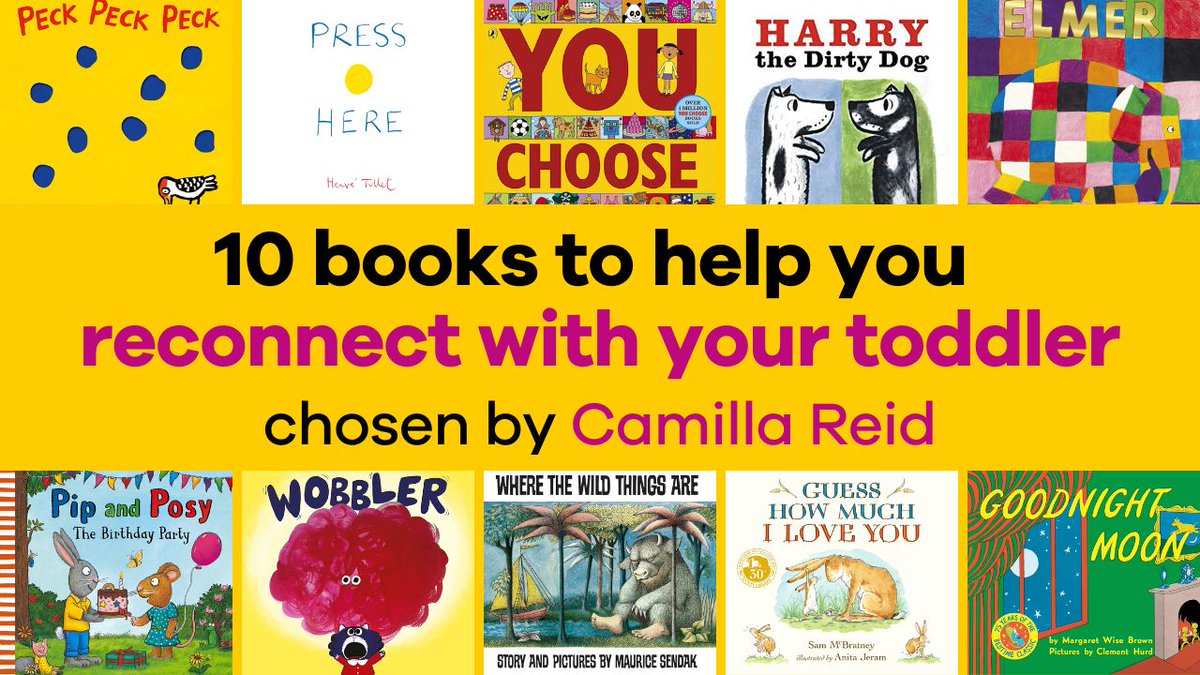 Every family has tricky days, but sharing a story can be a fantastic way to reconnect.

Our #WriterInResidence Camilla Reid has 10 suggestions of brilliant books to share with toddlers that can help everyone move forward positively:

booktrust.org.uk/book-recommend…