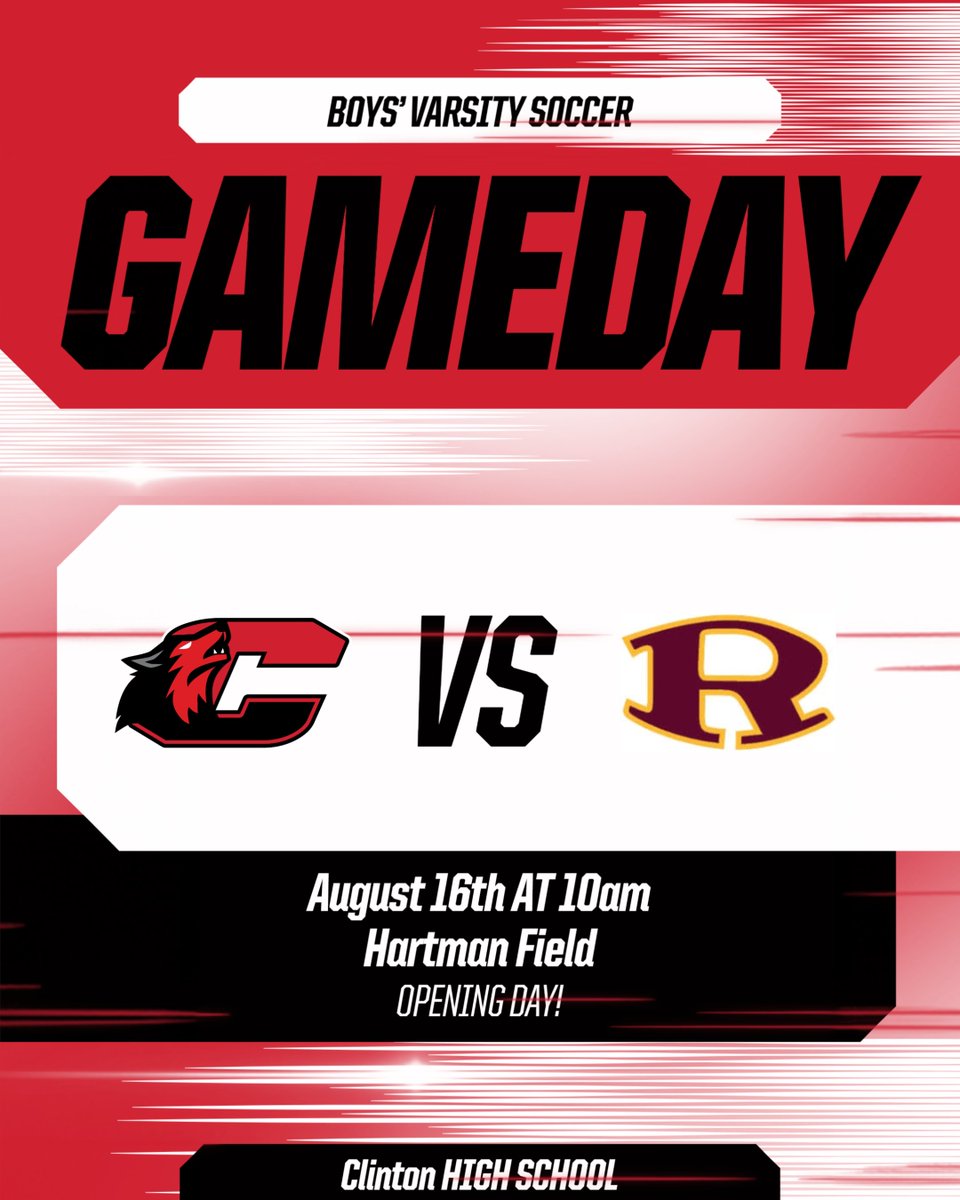Come catch the first action of the year as the Redwolves take on Riverview at 10am! 
Go Redwolves!!