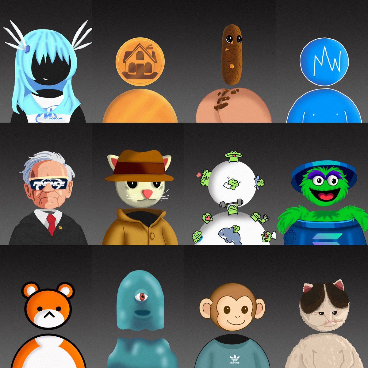 thememeshunterx's tweet photo. Tuffest memecoins on @pumpdotfun pt.2

Who’s missing in here ? 🗿 https://t.co/RKB6OX4vt5