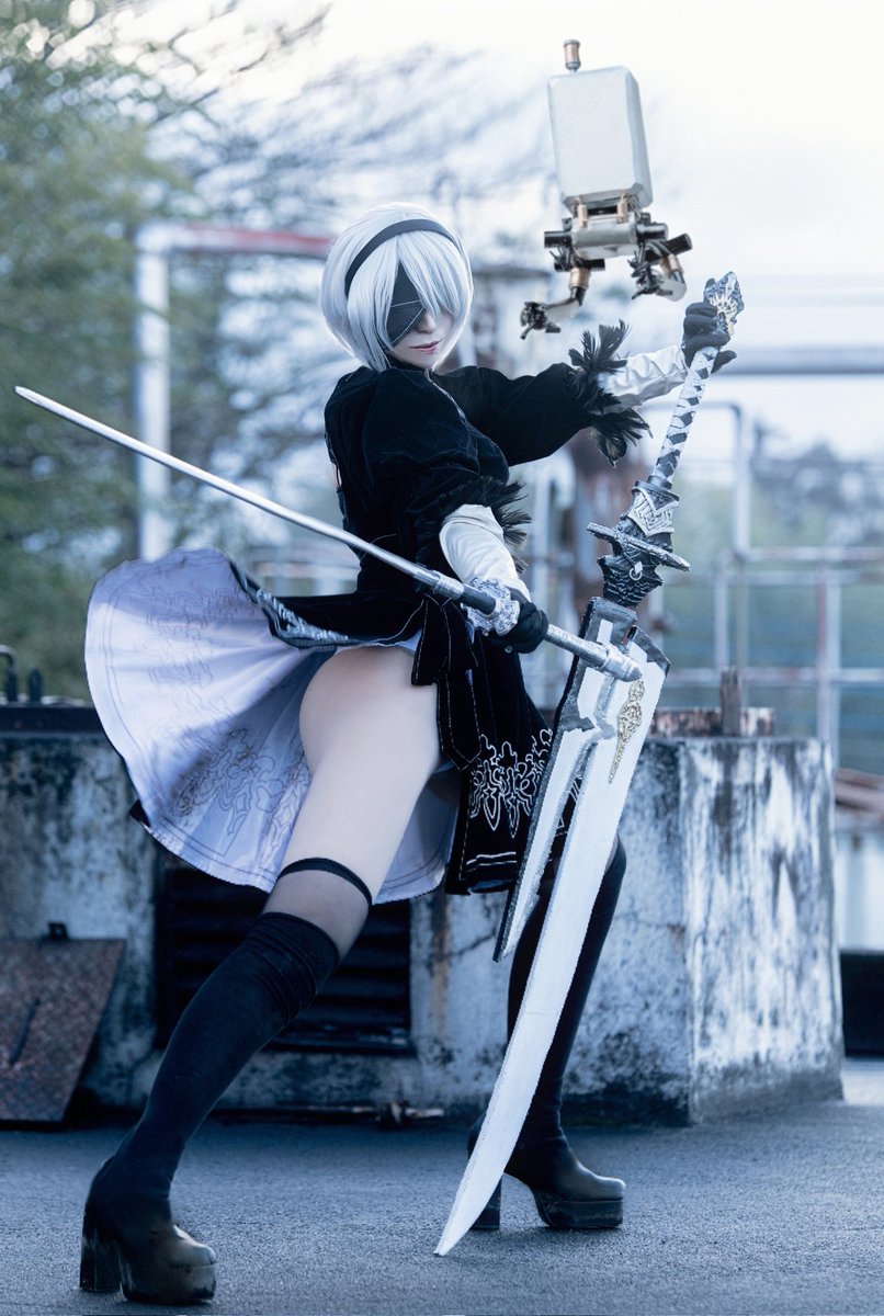 GenshinCos's tweet image. 2B cosplay
#NieR #NieRシリーズ15th #NierAutomataCosplay
