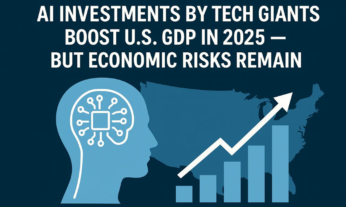 AI Investments by Tech Giants Boost U.S. GDP in 2025 — But Economic Risks Remain

Read More: wsjupdates.com/ai-investments…

#wsjupdates #AI #Techgiants #boost #USGDP #EconomicRisk