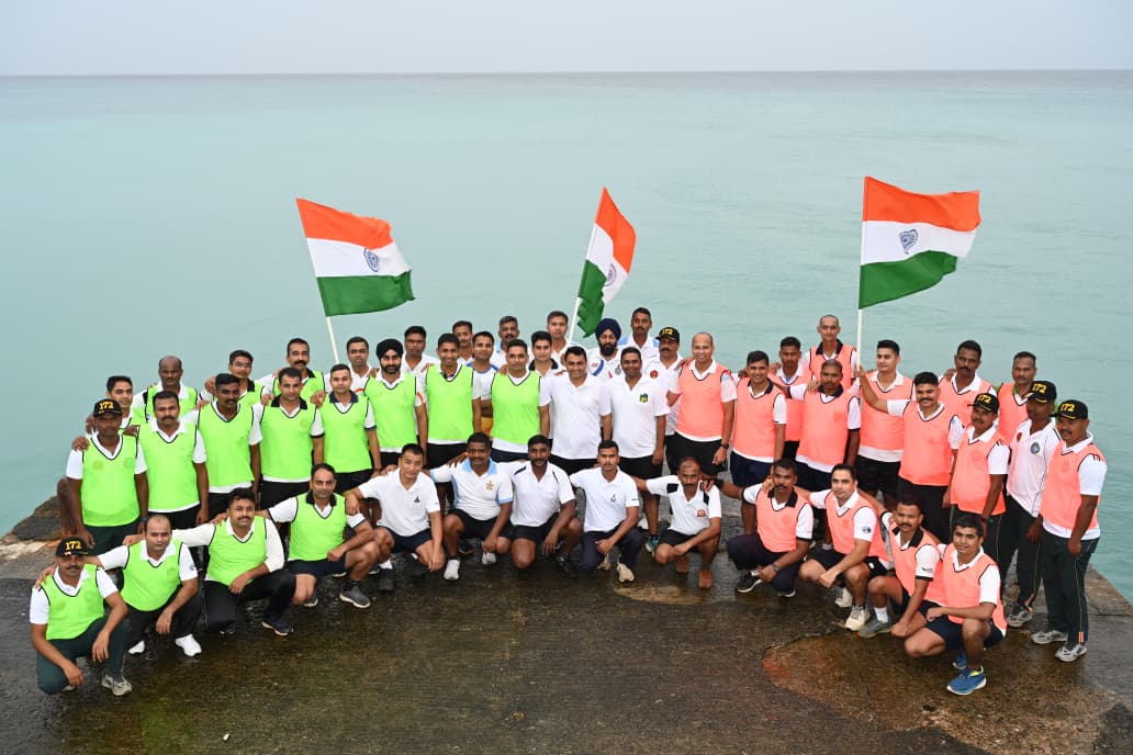 AN_Command's tweet photo. Celebrating #IndependenceDay2025 under #ANC, the Air Warriors of #AFSCarnic set the wheels of patriotism in motion with a spirited #TirangaCycleRally, vibrant #TirangaBikeRally & traditional #Barakhana, reflecting true Indian spirit and pride of service on the islands. 🇮🇳
#HarGharTiranga #AirForceComponent #AirWarriors #IslandDuty #CarnicSpirit #ServiceBeforeSelf
@HQ_IDS_India @DefenceMinIndia @SpokespersonMoD @IndiaCoastGuard @MIB_India @PIB_India @adgpi @IAF_MCC @IndianNavy @indiannavymedia