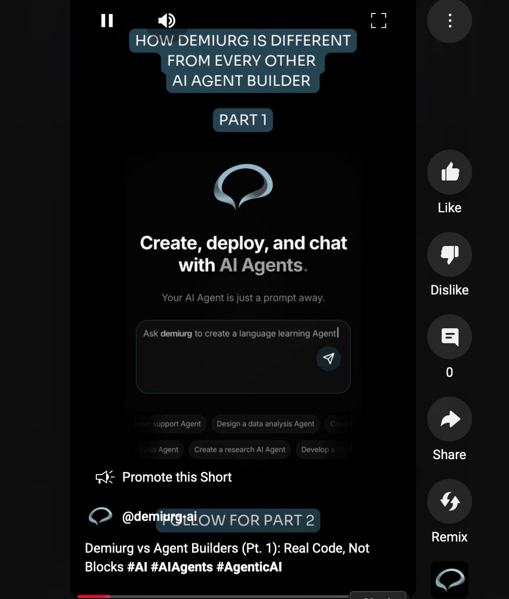 DemiurgAI's tweet image. We are live on Youtube btw!