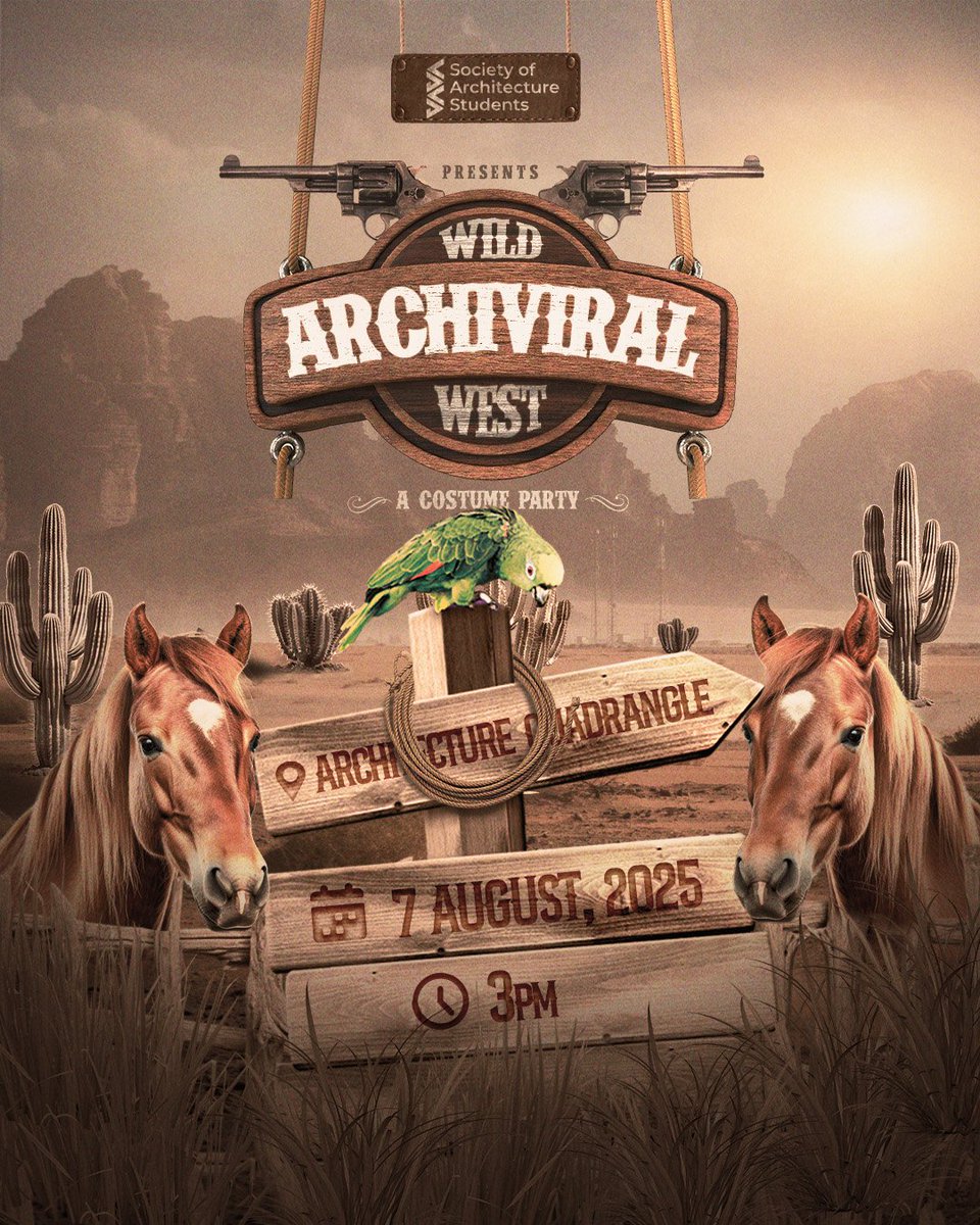 darkthreada's tweet image. It's been a pleasure working with @archi_unilag, University of Lagos. I had the privilege to be the creative lead for one their major events that happened recently, namely 'ARCHIVIRAL' Wild West Edition.

ARCHIVIRAL is arguably the biggest party that happens annually in UNILAG.