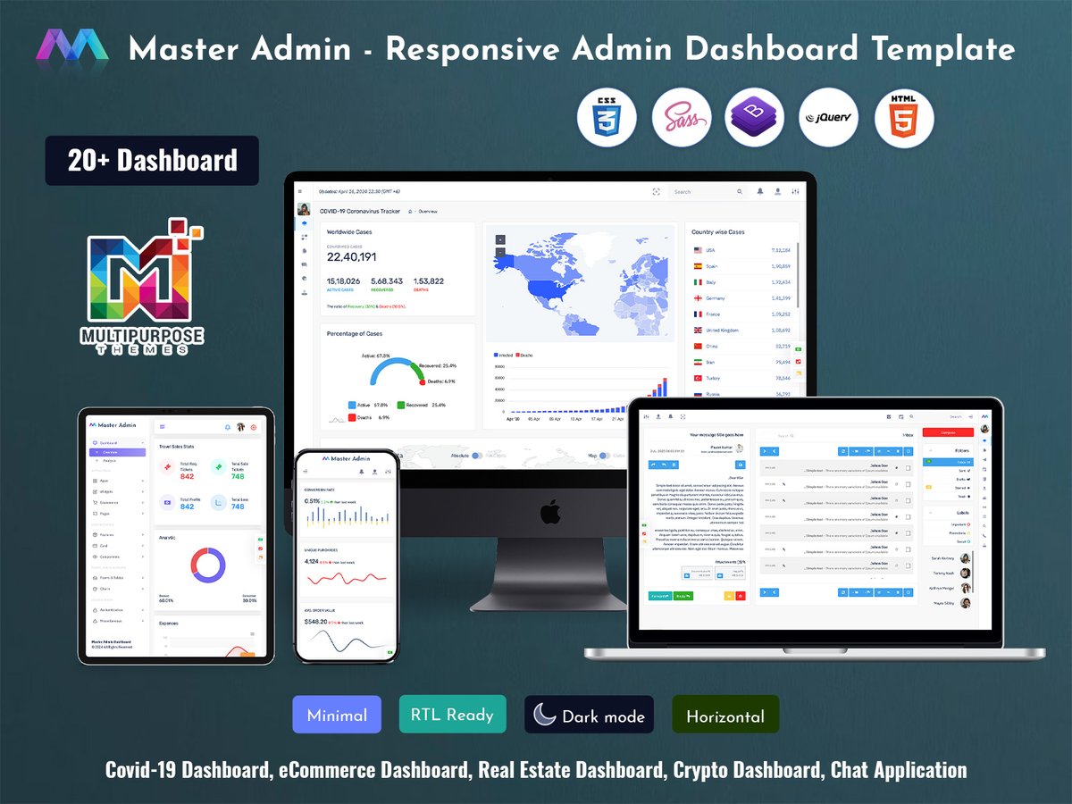 MultiStoreTheme's tweet image. Responsive Bootstrap Admin Dashboard for Efficient Web & App Management
.
Buy Now: themeforest.net/item/master-ad…
.
#Bootstrap5Admin #CRMAdminDashboard #AdminTemplate #ResponsiveDashboard #CRMDashboard #BootstrapAdminTemplate #DashboardUI #SalesCRM #WebAppTemplate