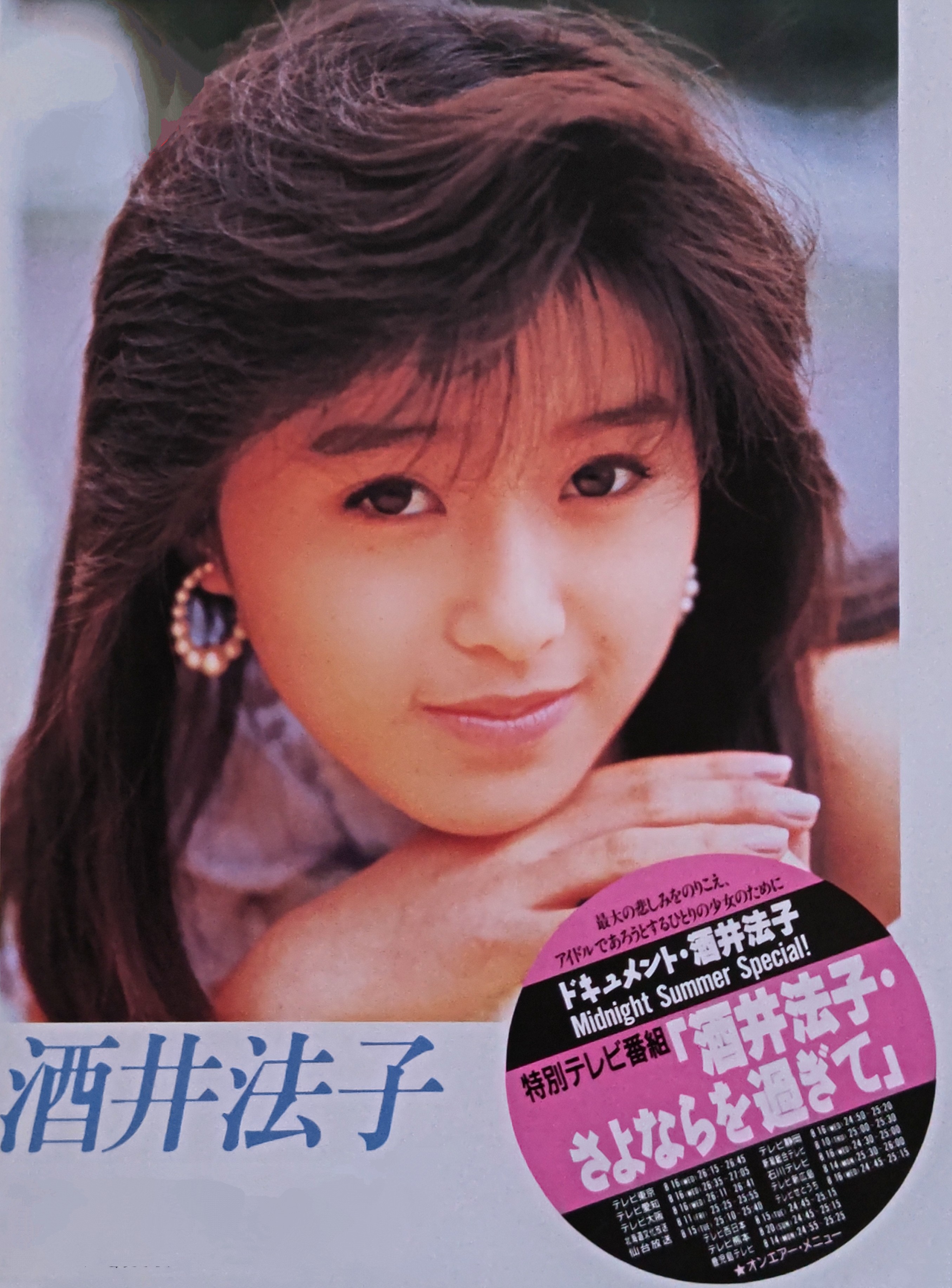 超希少 一点物 酒井法子 24時間TV フリップボード 超希少 一点物 酒井法子 24時間TV フリップボード どんちゃん