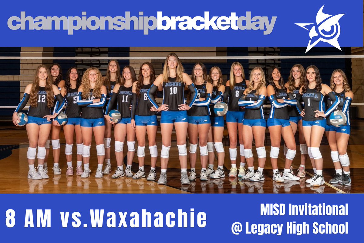 Joshua Volleyball (@jhsowlsvball) on Twitter photo With a Top 8 finish, the Lady Owls are headed to the Championship Bracket today! Letโs go! ๐๐๐ฆ <a href="/JoshuaISD/">Joshua ISD</a> <a href="/GMsportsmedia1/">GM Sports Media</a> <a href="/MISDTourneys/">Mansfield Tourneys</a> With a Top 8 finish, the Lady Owls are headed to the Championship Bracket today! Letโs go! ๐๐๐ฆ <a href="/JoshuaISD/">Joshua ISD</a> <a href="/GMsportsmedia1/">GM Sports Media</a> <a href="/MISDTourneys/">Mansfield Tourneys</a>