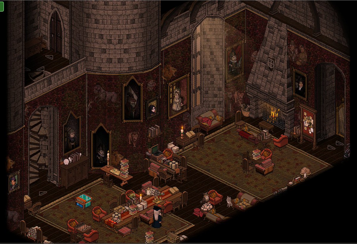 Gryffindor commonroom 2018/2019
Created by the fantastic Jeroen.

One of the 4 founders of the dutch Harry Potter server on Habactive

Jeroen, Jane, Kieran and me.