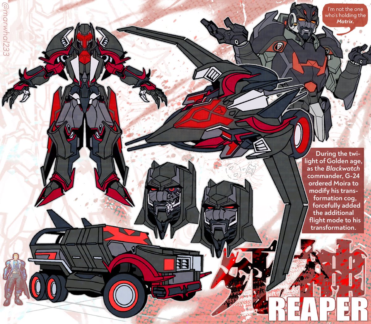 Transformers AU
#overwatch #Overwatch2 #Transformers #TransformersOne
#soldier76 #reaper #R76 #reaper76 #jackmorrison #gabrielreyes
typo on last one