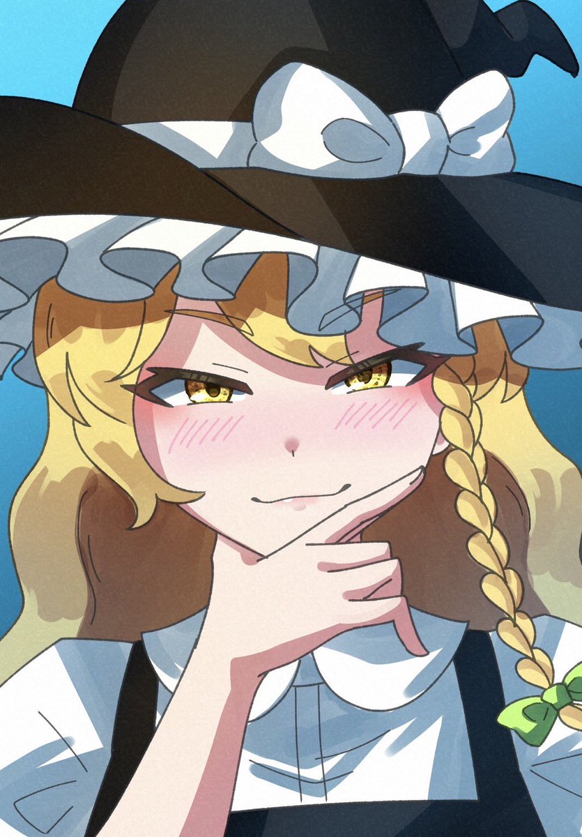 前に描いた魔理沙です。
  #東方Project #霧雨魔理沙 #絵描きさんと繋がりたい #絵柄が好みって人にフォローされたい