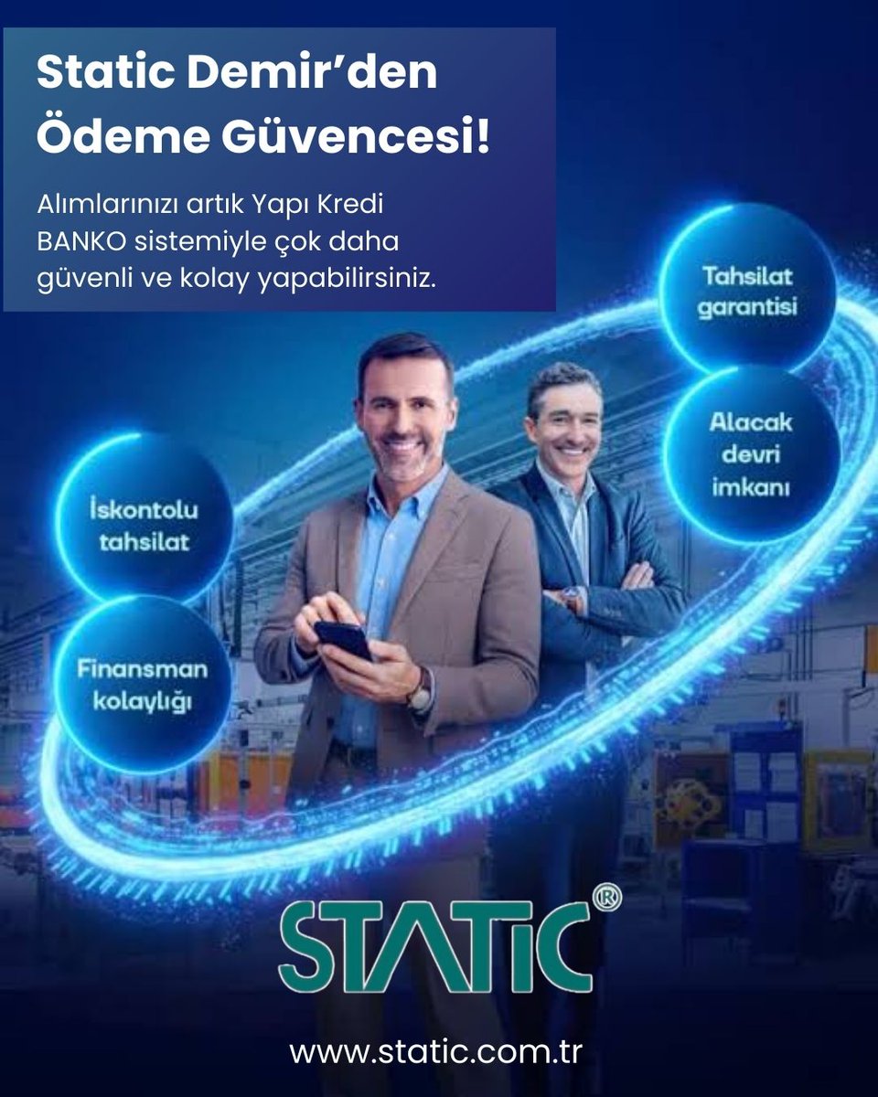 staticdemir's tweet photo. Demir alımlarınızı Yapı Kredi BANKO sistemiyle çok daha güvenli ve kolay yapabilirsiniz.

Static Demir olarak siz değerli müşterilerimize her zaman güvenilir, hızlı ve modern çözümler sunmaya devam ediyoruz.

📲 WhatsApp Hattımız: +90 532 723 80 35
💻 Web: https://t.co/xm6LmEvLk9 https://t.co/qpvRzod73f