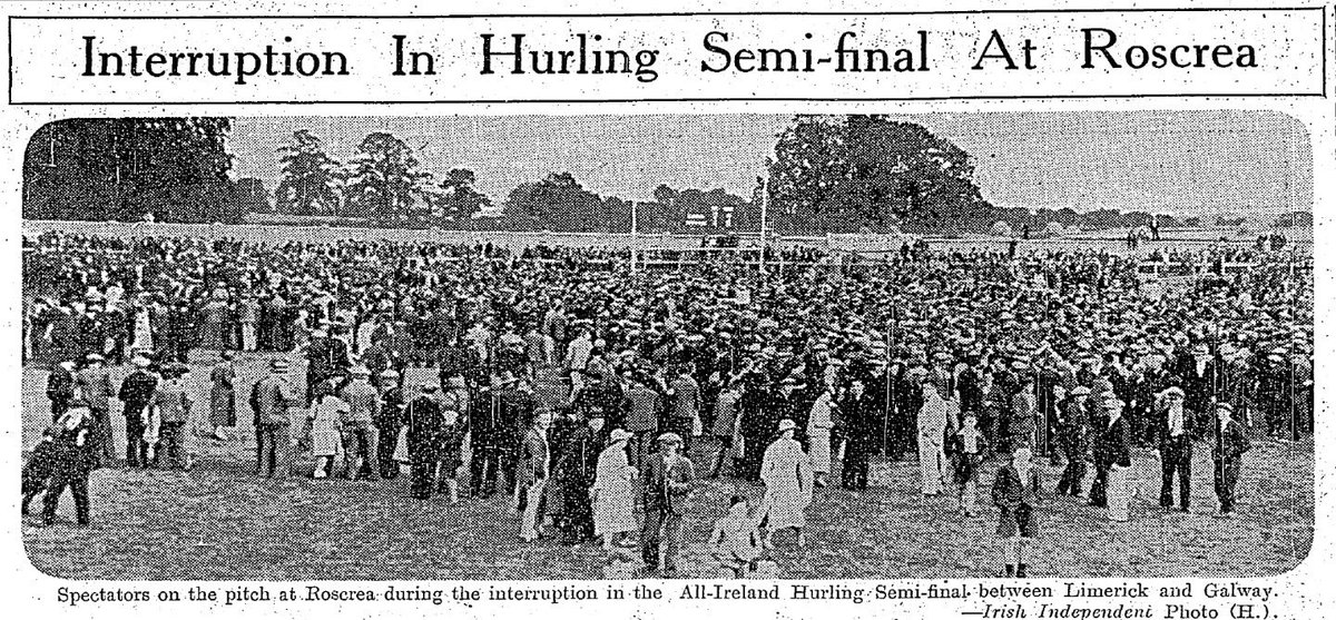 SportsHistory26's tweet photo. @Shane45935970 @LimerickFanPage @Limerick_Leader @Limerick_ie @LimerickCLG Looks like things got a little feisty….#hurlinghistory #gaahistory https://t.co/qaZmAQktLu
