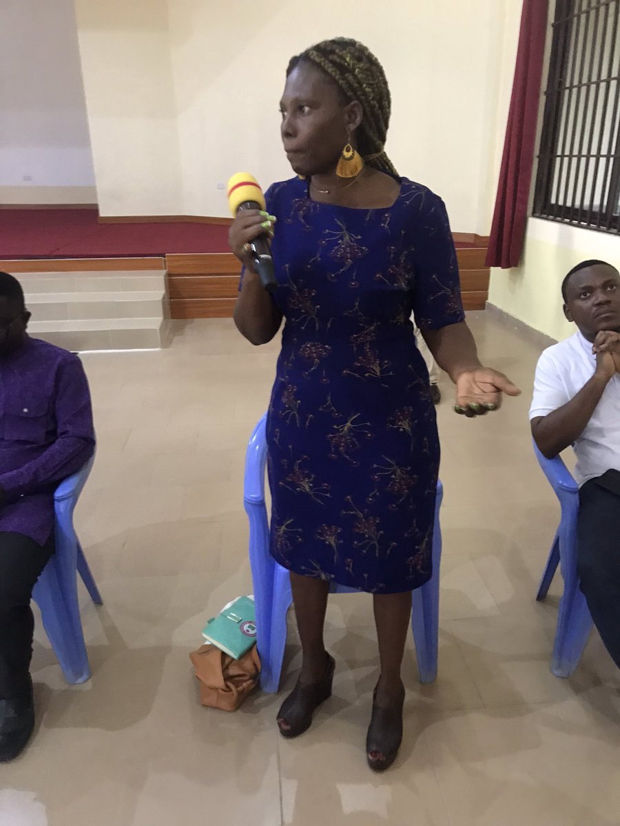 BarcampSomanya's tweet photo. Bernice Fiatsi a philanthropist, charity and care giver at Mawuse Care Center in Akuse. 
Takeaway: support for the less privileged in our communities. https://t.co/WGxFWMYrap
