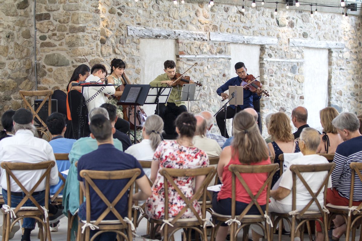 Experience the exhilarating blend of youthful exuberance and lyrical beauty in Mendelssohn’s String Octet, a masterpiece that redefined chamber music and continues to captivate audiences!

Sunday, Aug 17th, 2PM | <a href="/AltonMillArts/">AltonMillArtsCentre</a> 

To learn more, visit: caledonmusicfest.ca