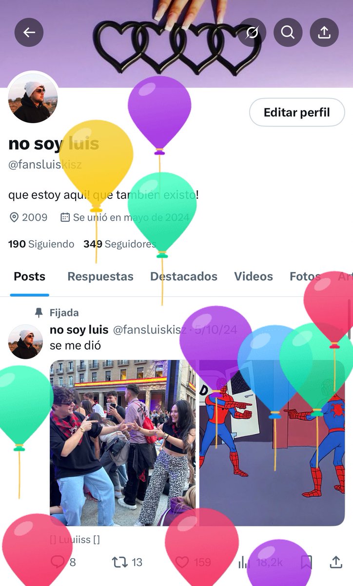 no soy luis || LA ESPAÑOLA🖤 tweet media