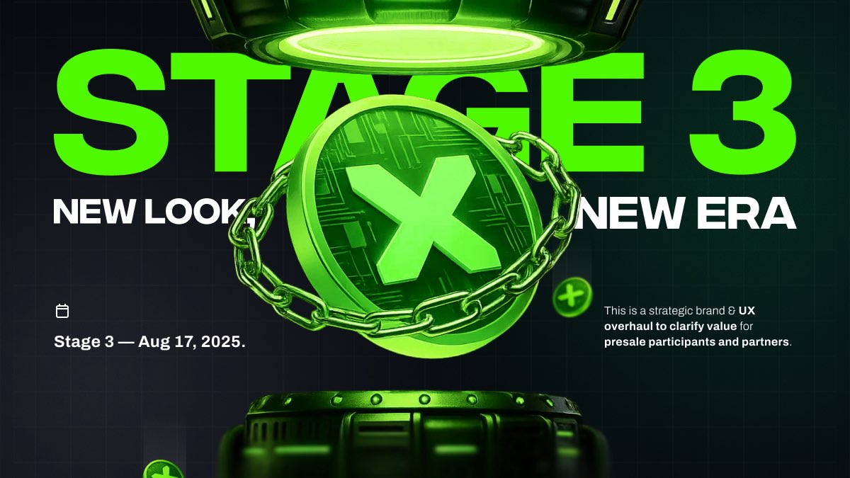 icopax_labs's tweet photo. Stage 3 is live 

The ICOPAX website and trade bot are dropping with a brand new design.
Fresh colors, an innovative UI and a next-level trading experience are coming.

Upgrades will go live mid Stage 3
Stage 4 will deliver the final round packed with even more features 🔥

Launch: August 17, 11:00 (UTC)

🔗 https://t.co/x9fEG0IedN