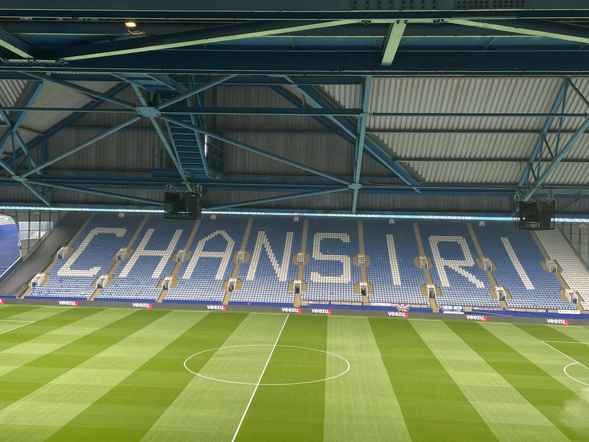 AlanBiggs1's tweet image. I’ve made a point in recent times of focusing anywhere but this view for a pre-match pic. But there’s no getting away from it … one man has got his name all over where #SWFC are today.