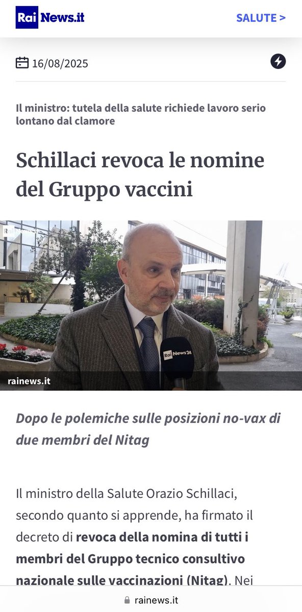 ‼️Questa genuflessione avanti la cupola  è la dimostrazione del misero livello di forza e standing di questo governo costituito da tre, anzi quattro partiti: 
1. FdI che deve spiegare ad una importante fetta del suo elettorato questo miserabile cedimento alle pressioni - peraltro