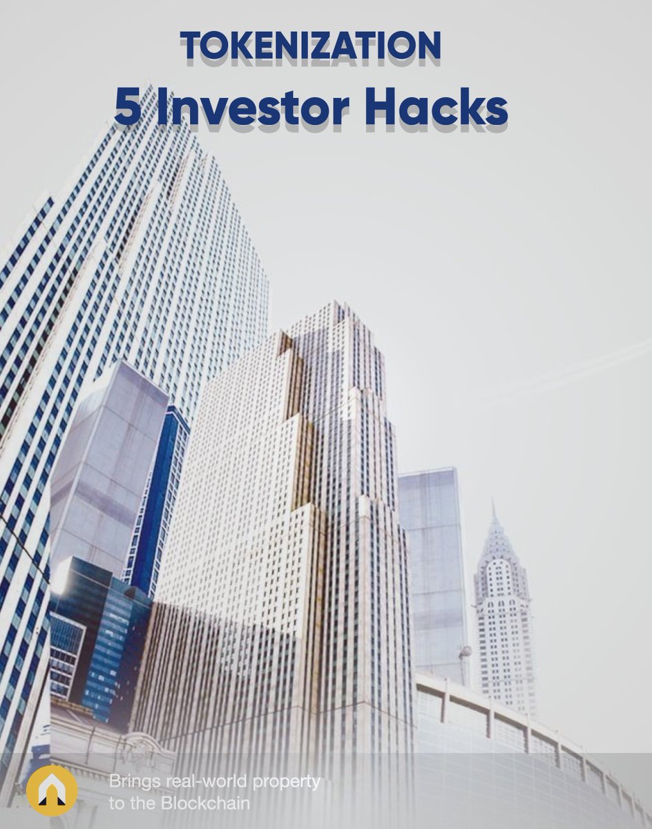 🏢Evaluating a Commercial Property Before Tokenization: 5 Investor Hacks

Tokenizing real estate isn’t just a trend — it’s a whole new asset class.
But the key question is: how do you know if a property is truly ready for tokenization?

Here are 5 practical tips:

🔍 1. Legal