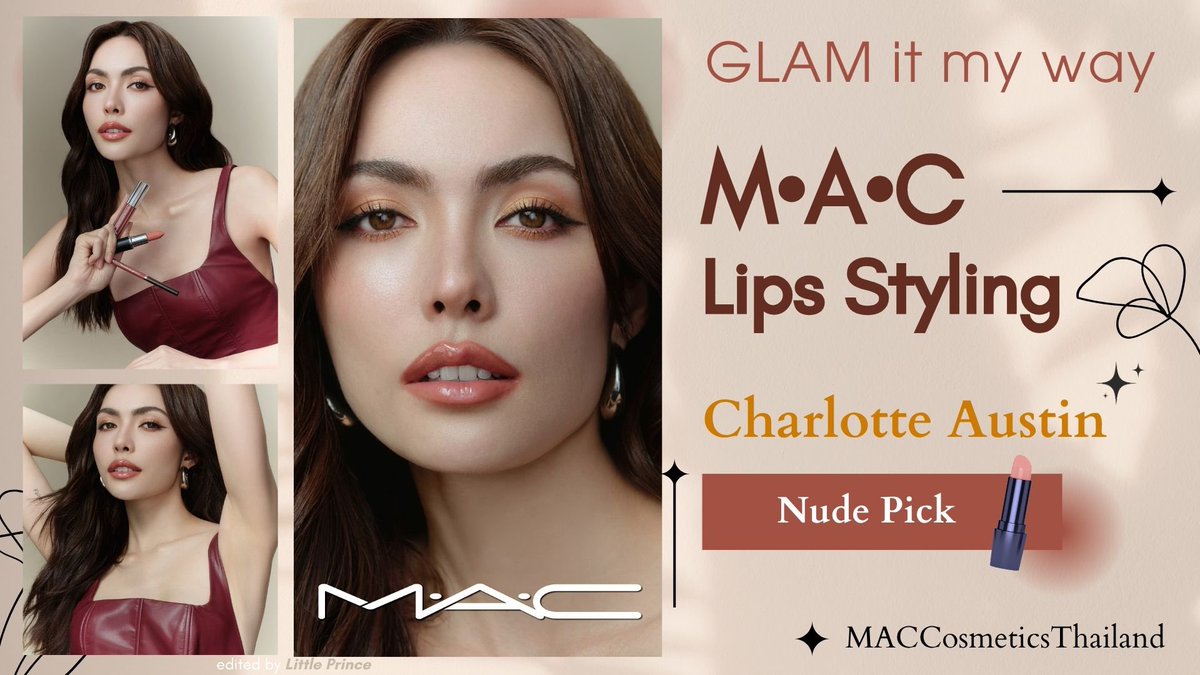 LPhilxt48804's tweet image. M·A·C Lip Styling ✨️ CHARLOTTE&apos;s Nude Pick 🤎
- GLAM it my way -

#MACLipStyling #ลิปสไตล์ที่เป็นคุณ #MACCosmeticsThailand #Lipcombo

FAITH IN CHARLOTTE16
#ชาล็อตออสติน #CharlotteAustin
@itscharlotty @MACCosmeticsTH