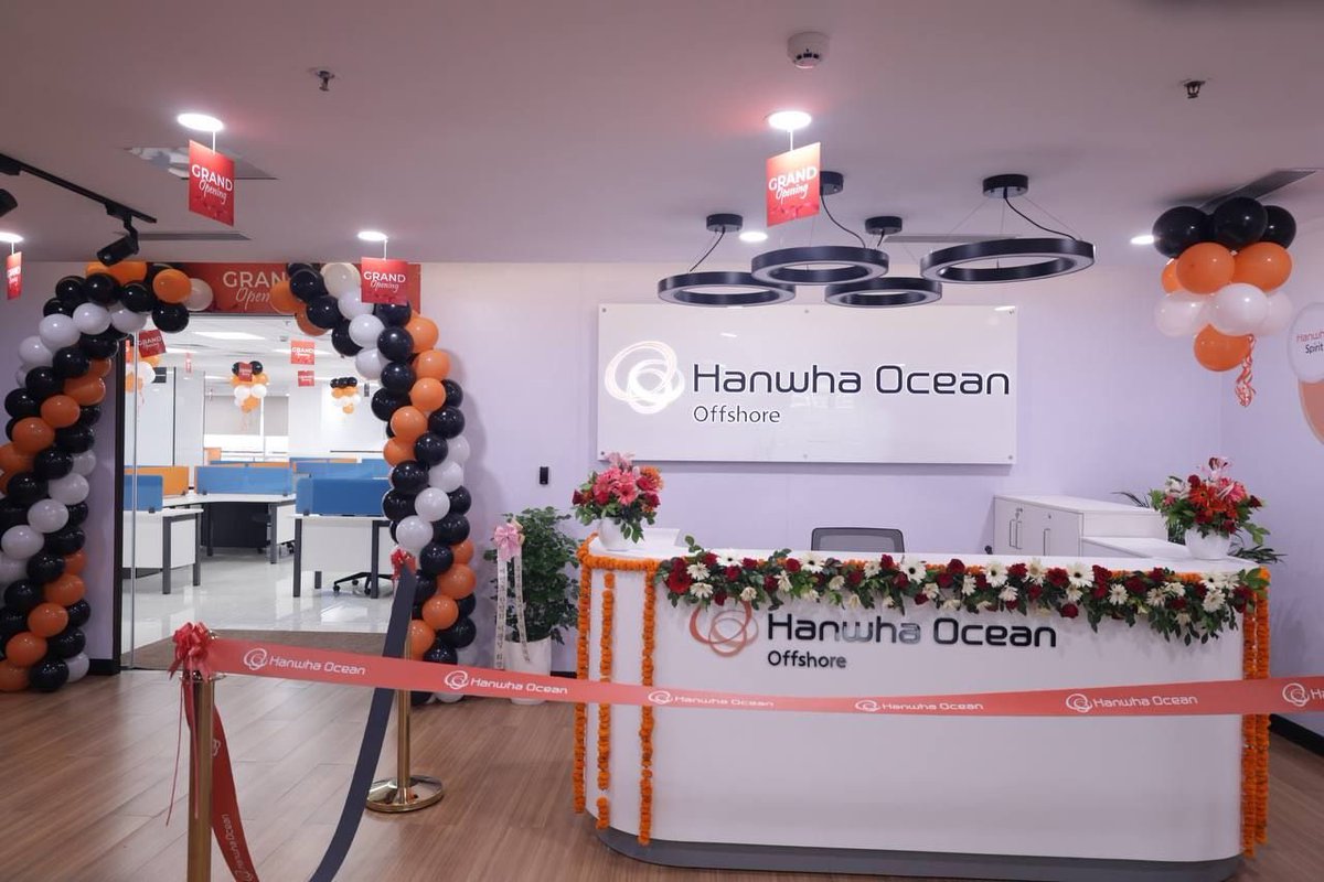 Two SOUTH KOREAN Engineering Heavyweights select Noida to set-up Engineering GCC:

🔸Samsung Heavy Industries opens India Engineering Center
🔸Hanwha Ocean opens Global Engineering Center

Noida is the like second home for South Korean firms in India.