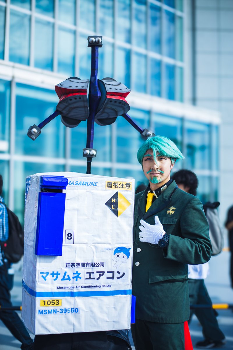 ひげマンとキケロガと空調機のコラボ！

#C106
#C106コスプレ
#コスプレ
#cosplay