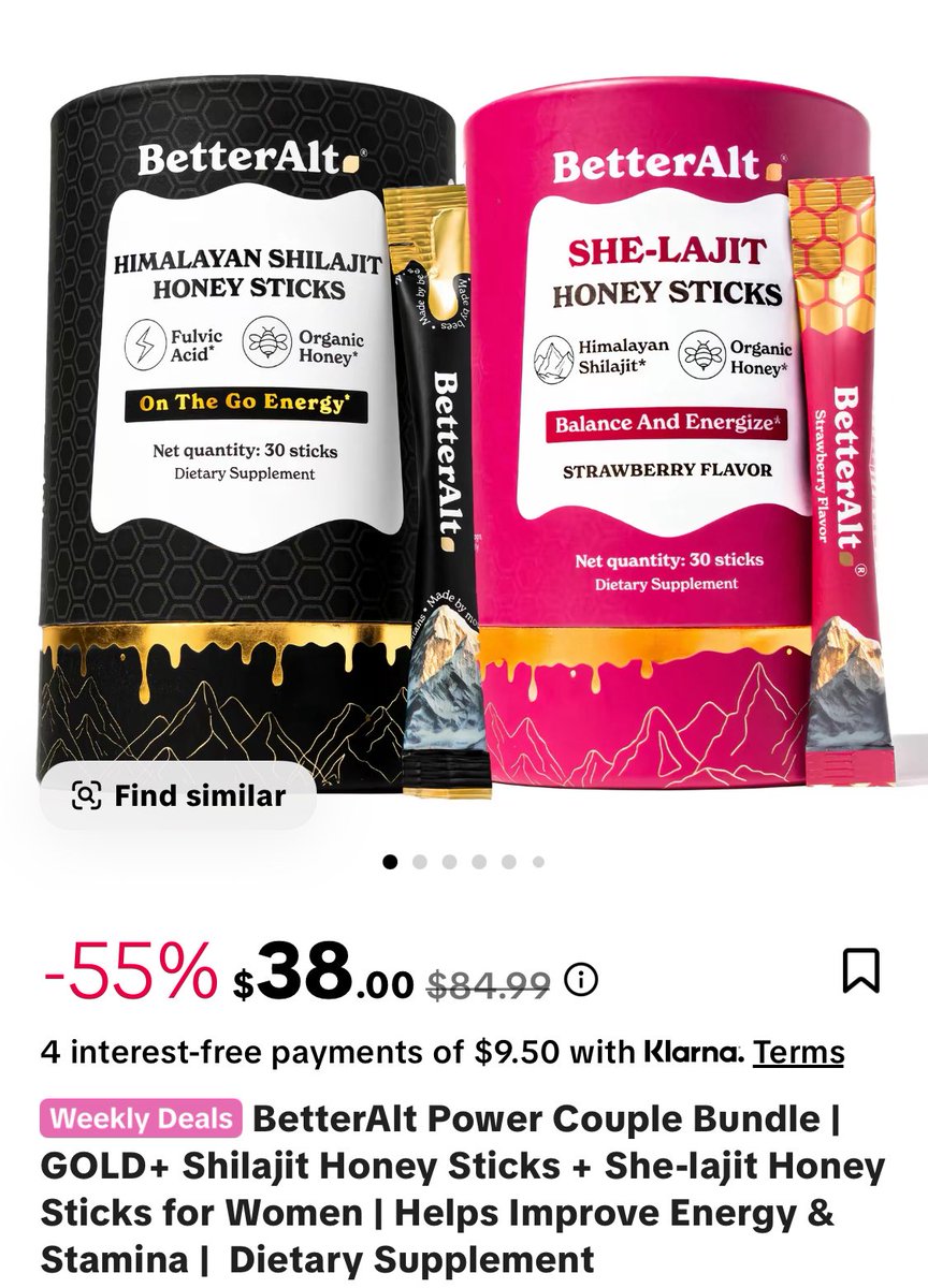 awesomettownmom's tweet image. tiktok.com/t/ZT6xLu5bn/
Better Alt  honey sticks supplements bundle 
#honey #betteralt #shilajit