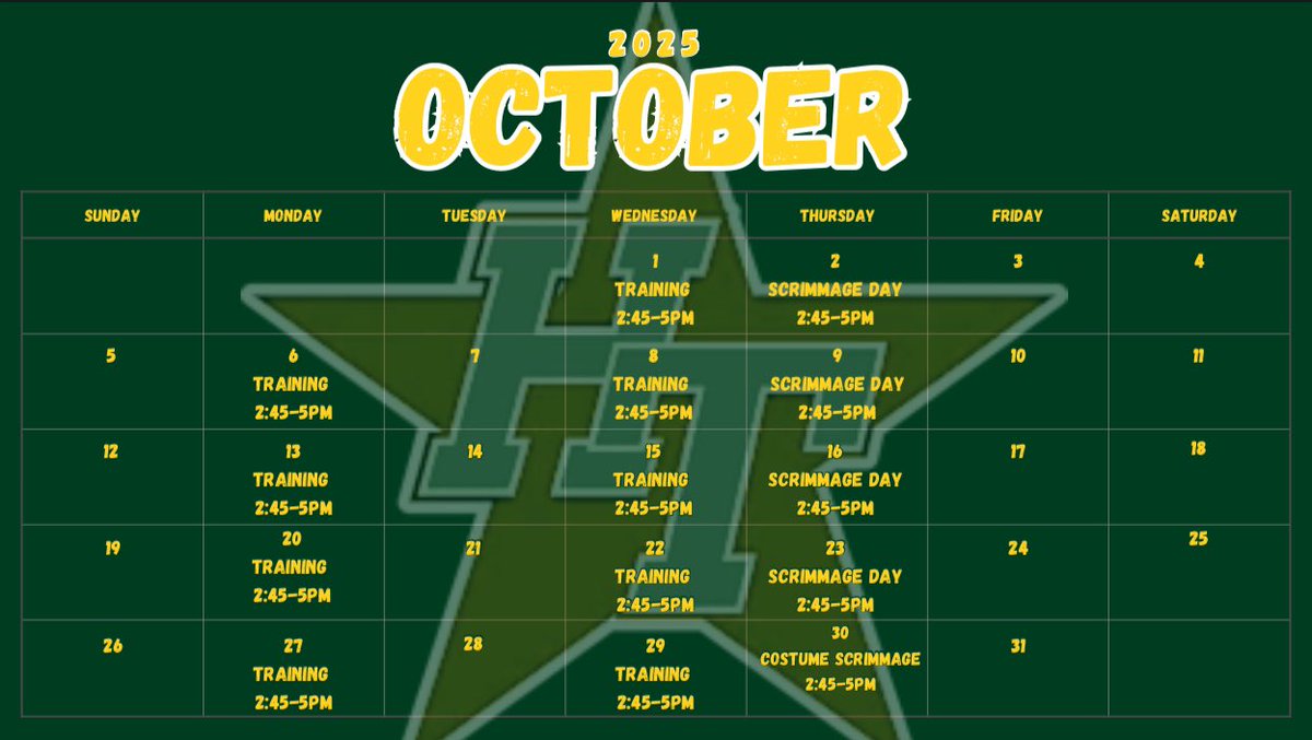 Below is the updated Off-Season Baseball Schedule

🚨 Just a reminder: If you are not playing another sport and are interested in playing baseball this year, we expect to see you at workouts!

We’re back at it on Monday in the weight room! 

Go Rangers!!!