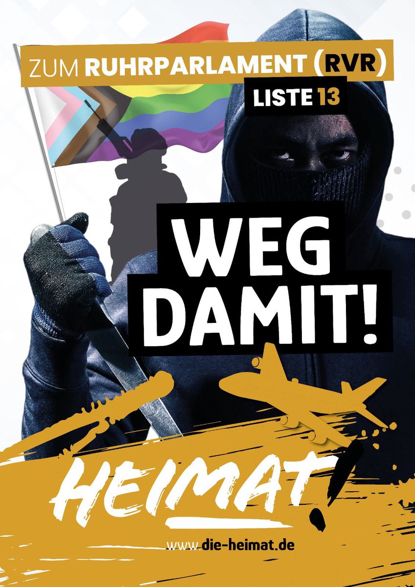 Unsere Plakate für die Wahl zum #Ruhrparlamant

Am 14.09. • #Heimat wählen! 🗳️ 

 #Heimatliebe #Ruhrgebiet #Bochum #Wattenscheid #Opposition #RVR