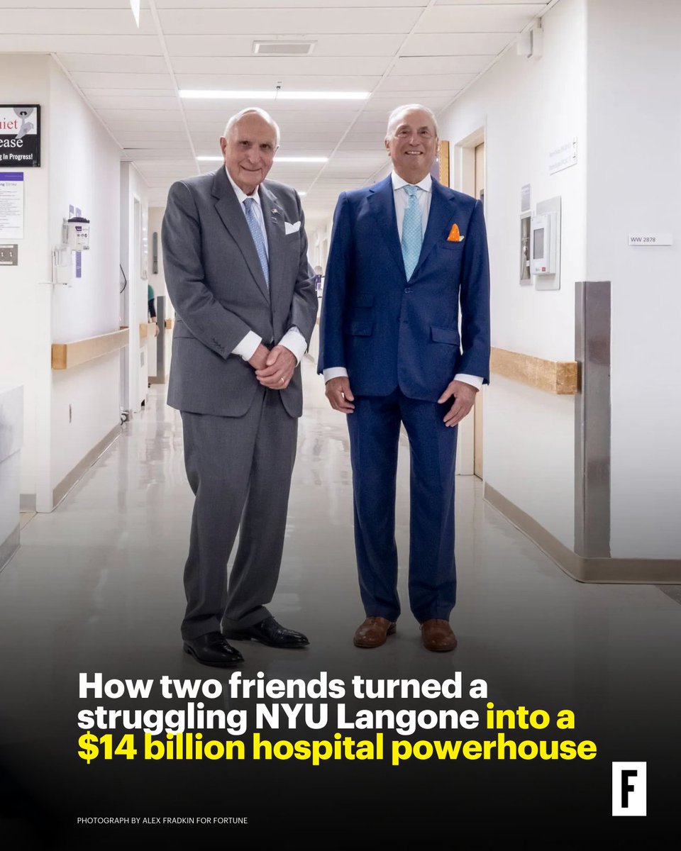 Two decades ago, NYU’s academic medical center was a troubled institution, treading water.

Today, it’s one of the country’s most efficient providers of high-quality care—with 53,000 employees, roughly $14 billion in revenue, and more than 320 locations. trib.al/RFYi6AC
