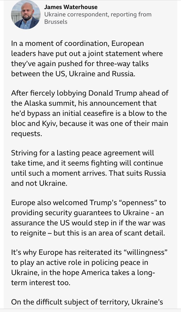 Serena Tarling (@serenatarling) on Twitter photo Trump announcing he'd bypass an initial ceasefire is a blow to Kyiv - from <a href="/JamWaterhouse/">James Waterhouse</a> - read more updates here bbc.co.uk/news/live/c2kz… Trump announcing he'd bypass an initial ceasefire is a blow to Kyiv - from <a href="/JamWaterhouse/">James Waterhouse</a> - read more updates here bbc.co.uk/news/live/c2kz…