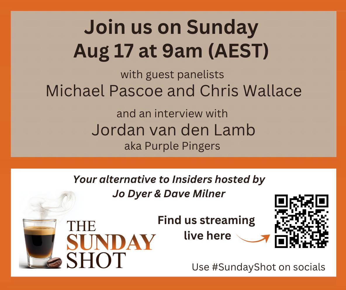 Apparently Freedom Boy is on #insiders tomorrow.  Lucky you can watch the #SundayShot with <a href="/purplepingers/">Purplepingers ☭</a> instead!

Join <a href="/DaveMilbo/">David Milner</a> &amp; me tomorrow at 9am AEST.

And consider subscribing to our channel, liking our episodes &amp; donating to <a href="/shot_au/">The Shot</a> to help keep our merry band on air!