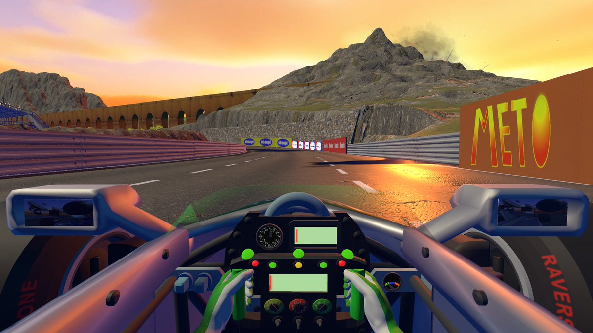 A visor and arches implemented.
#gamedev #indiegame #indieGameDev #car #Track #motorsport #Simracing #hungame #race
