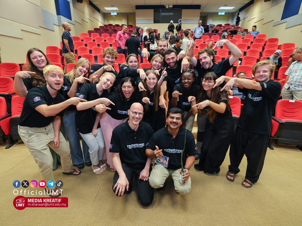 Flashback to last month: goodbye ceremony at UMT. Students, staff and <a href="/TROPIMUNDO/">TROPIMUNDO</a> coordinators <a href="/satyam2149/">Satyam</a> &amp; <a href="/fdahdouh1/">Farid DAHDOUH-GUEBAS</a>