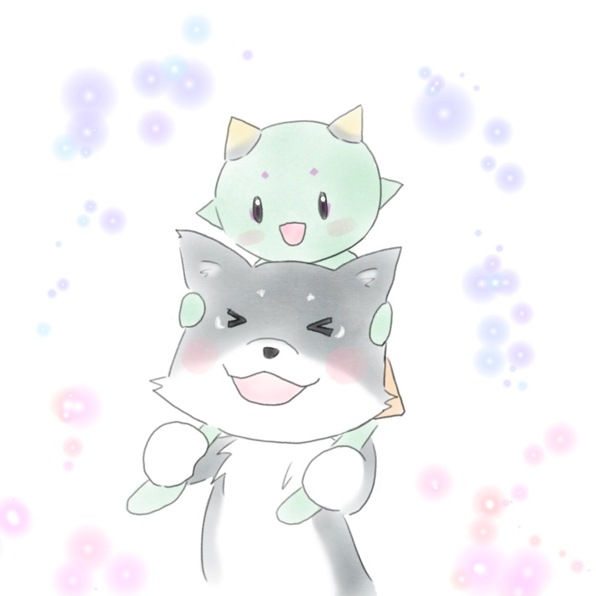 マカミ🐺を応援📣

ヤーマと共に👹💕

わ、高い！！

絵を描くチャレンジ☺️538
#ninjart #アナログイラスト