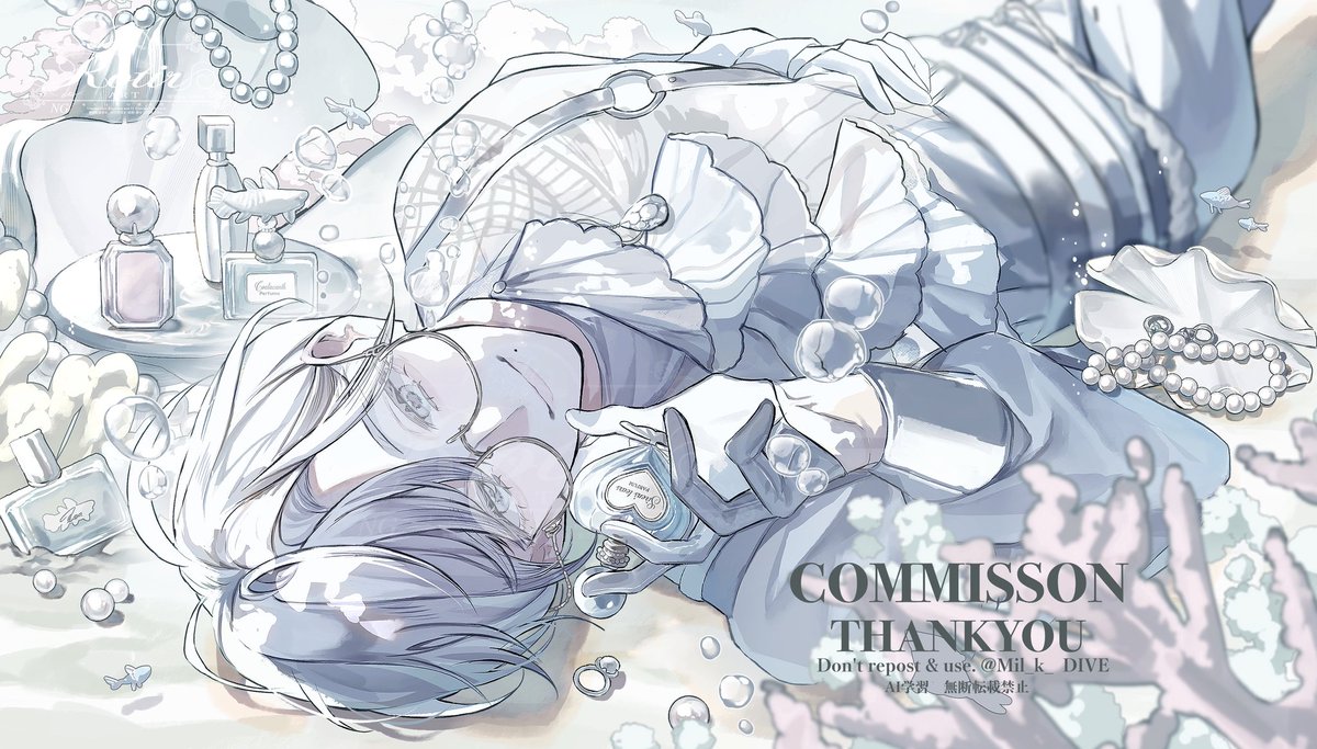 Mil_k_DIVE's tweet photo. 🐚🫧
#Skeb  #commission https://t.co/a9A17DkS4H